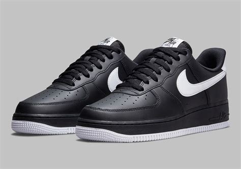 nike air force one wit zwart|white air force 1 Nike.